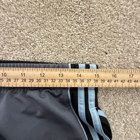 ADIDAS Womens XL Gray/Black 3-Stripes Track Suit Zip Jacket & Pants - Picture 11 of 12